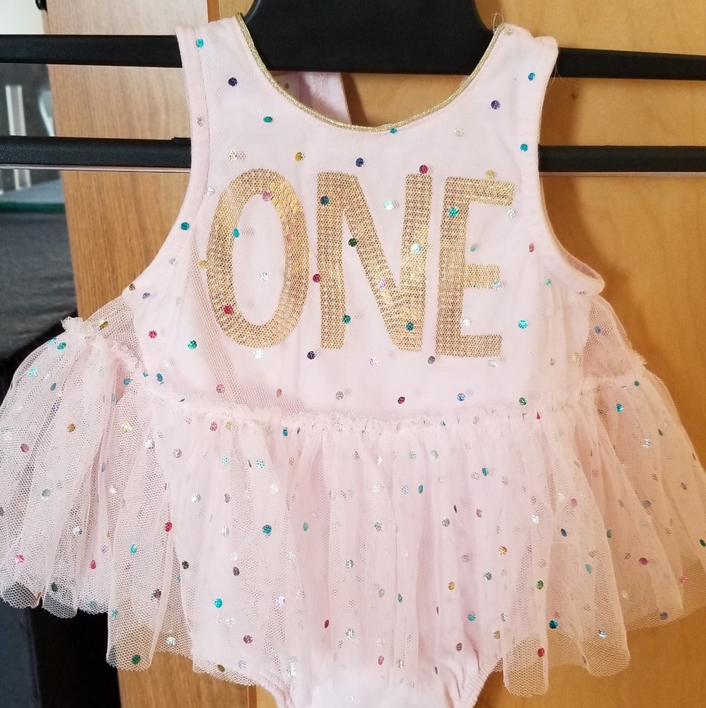 1st birthday onesie with tutu